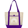 Bullet Purple Lighthouse Non-Woven Boat Tote