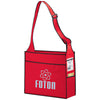 Bullet Red Class Act Non-Woven Shoulder Tote