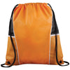 Bullet Orange Diamond Non-Woven Drawstring Bag