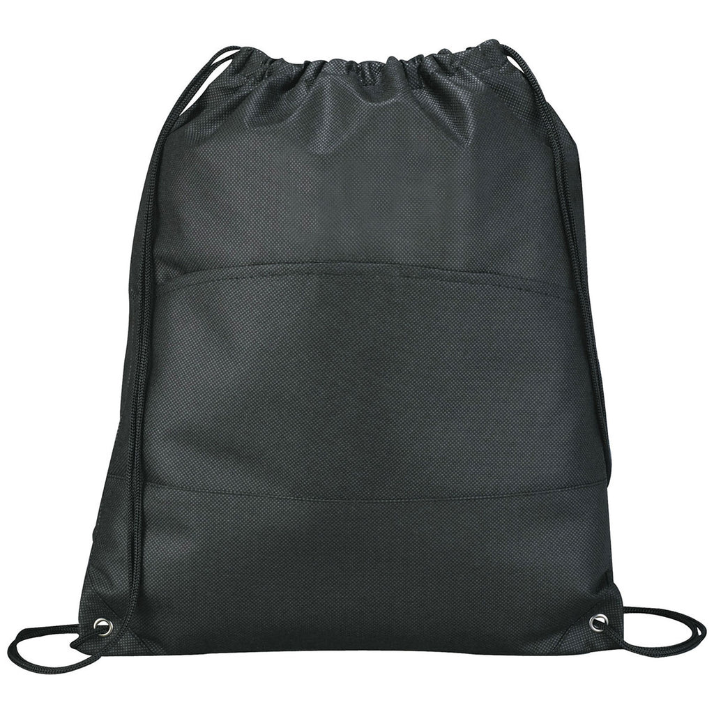 Bullet Black Coast Non-Woven Drawstring Bag