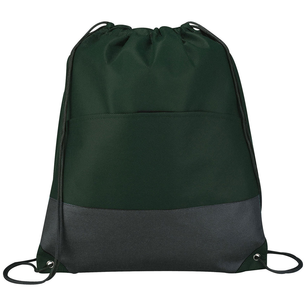 Bullet Hunter Green Coast Non-Woven Drawstring Bag