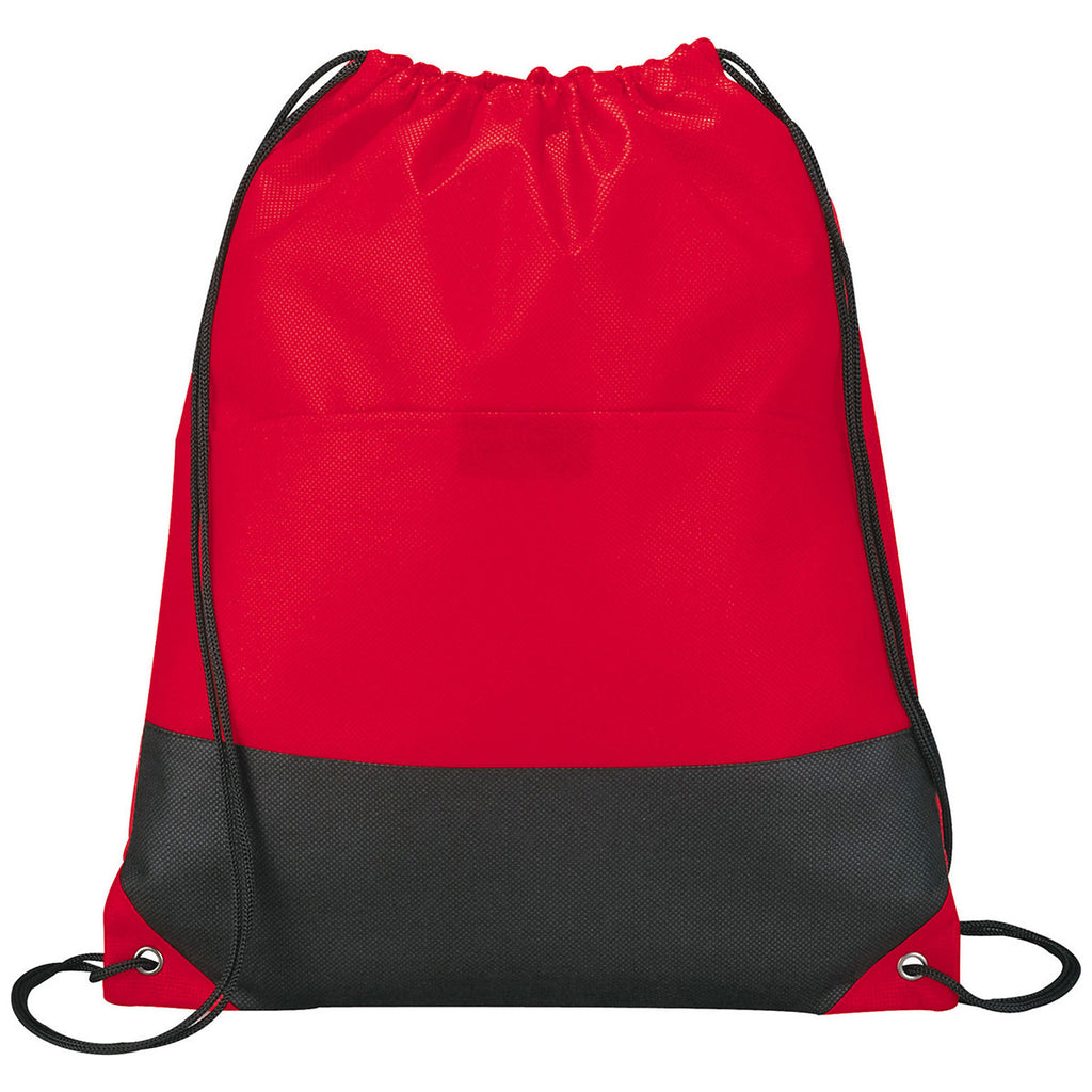 Bullet Red Coast Non-Woven Drawstring Bag