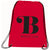 Bullet Red Champion Heat Seal Drawstring Bag