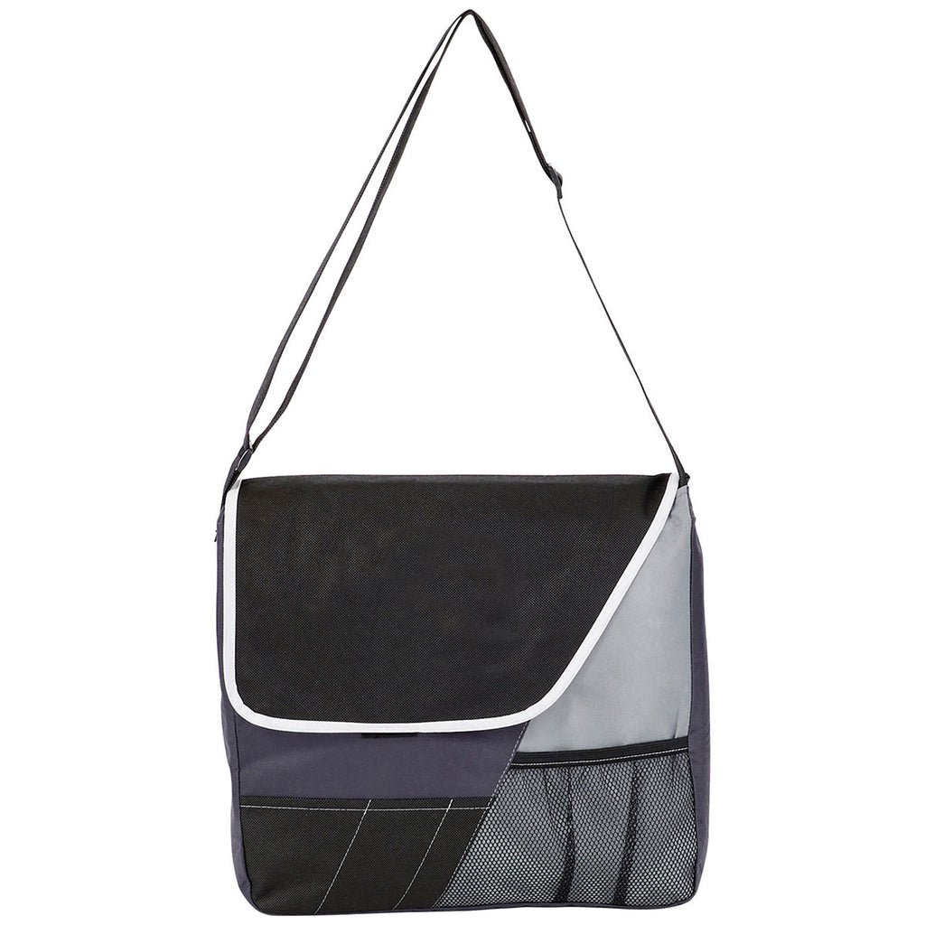 Bullet Charcoal Rhythm Non-Woven Messenger Bag