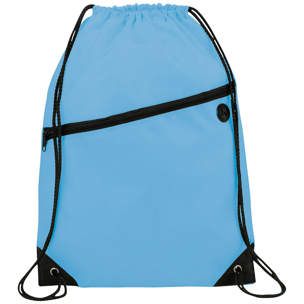 Bullet Light Blue Robin Drawstring Bag