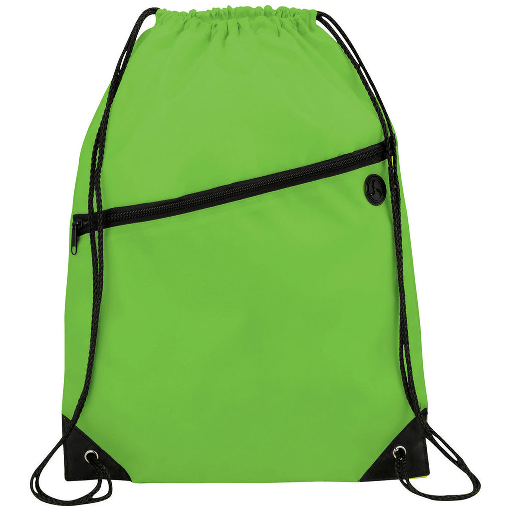 Bullet Lime Green Robin Drawstring Bag