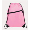 Bullet Pink Robin Drawstring Bag
