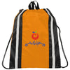 Bullet Orange Reflective Drawstring Bag