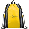 Bullet Yellow Reflective Drawstring Bag