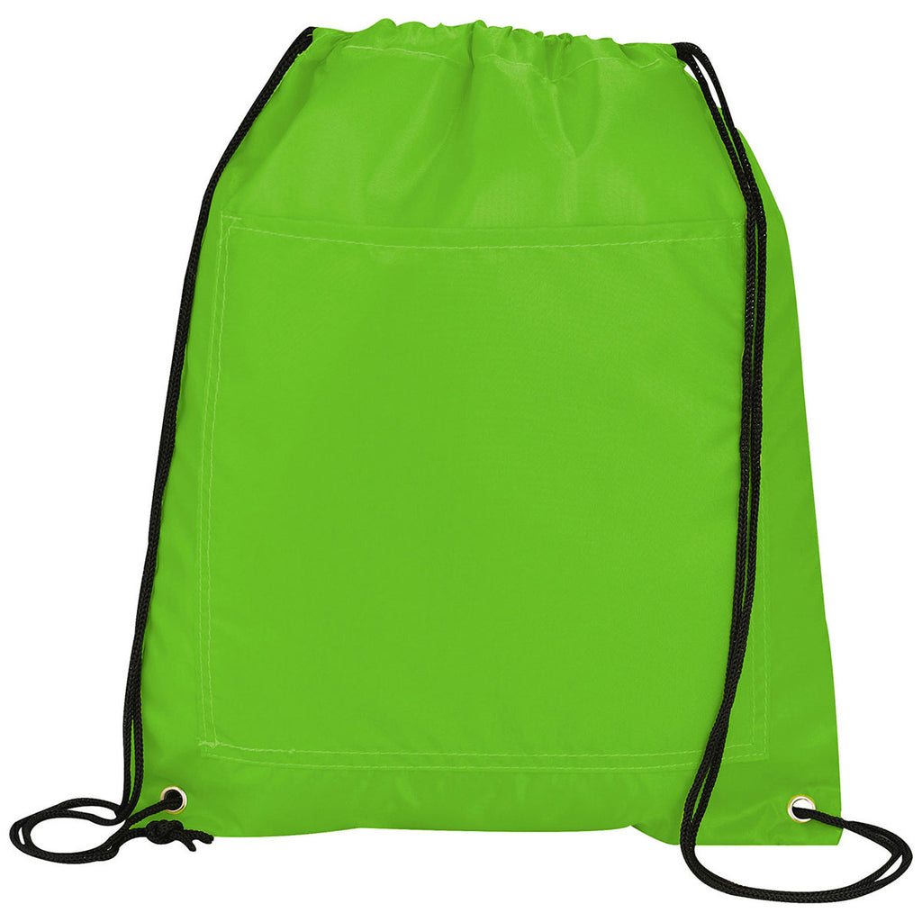 Bullet Lime Green Amphitheater Insulated 12-Can Event Cool Drawstring