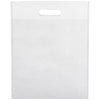 Bullet White Freedom Heat Seal Non-Woven Tote