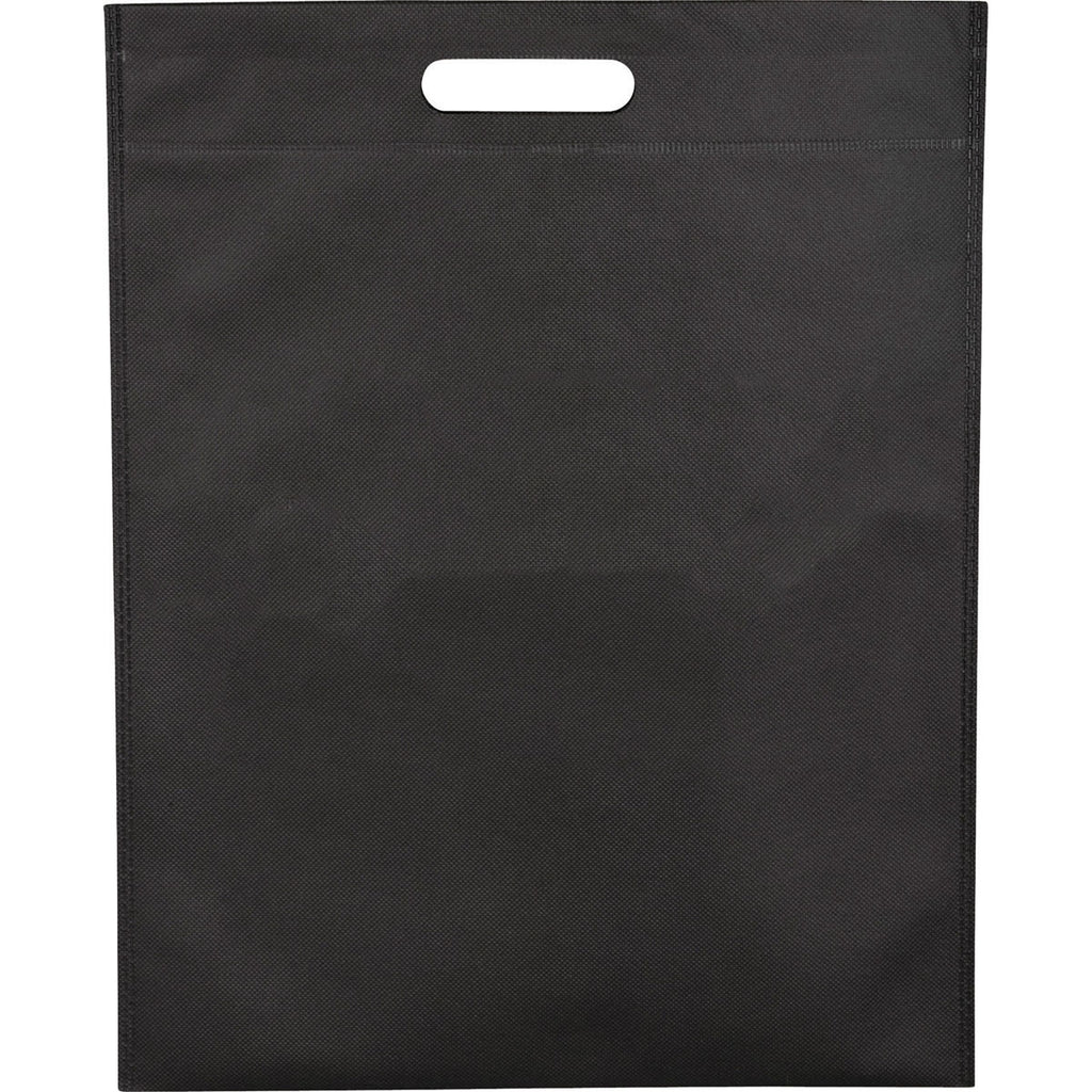 Bullet Black Large Freedom Heat Seal Non-Woven Tote