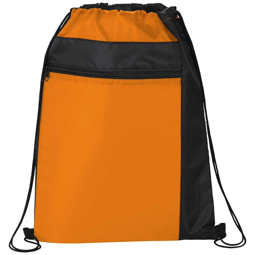 Bullet Orange Color Pop Drawstring Bag