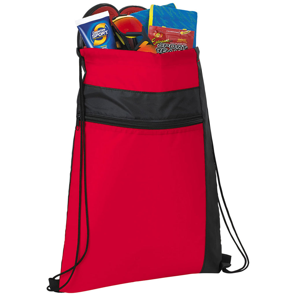 Bullet Red Color Pop Drawstring Bag