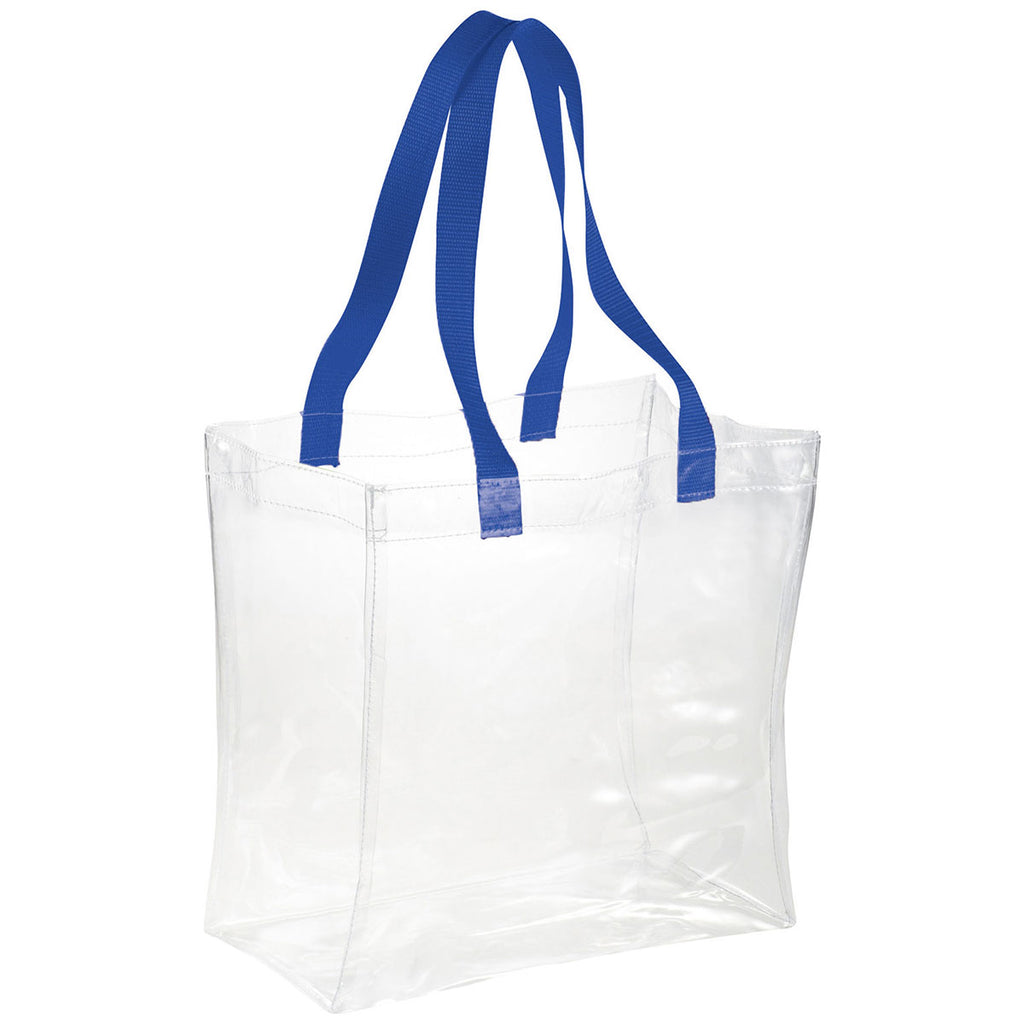 Bullet Royal Blue Rally Clear Stadium Tote
