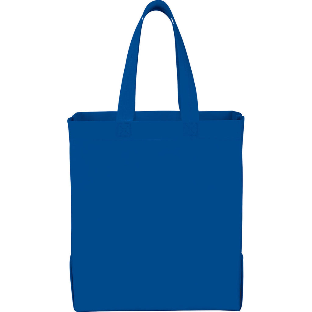 Bullet Royal Blue Liberty Heat Seal Non-Woven Grocery Tote