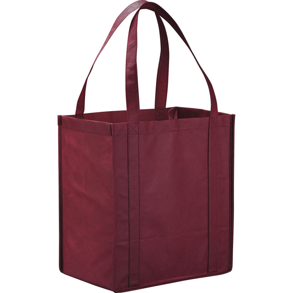 Bullet Burgundy Little Juno Non-Woven Grocery Tote