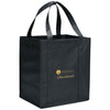 Bullet Black Hercules Non-Woven Grocery Tote