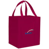Bullet Maroon Hercules Non-Woven Grocery Tote