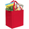 Bullet Red Hercules Non-Woven Grocery Tote