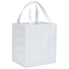 Bullet White Hercules Non-Woven Grocery Tote