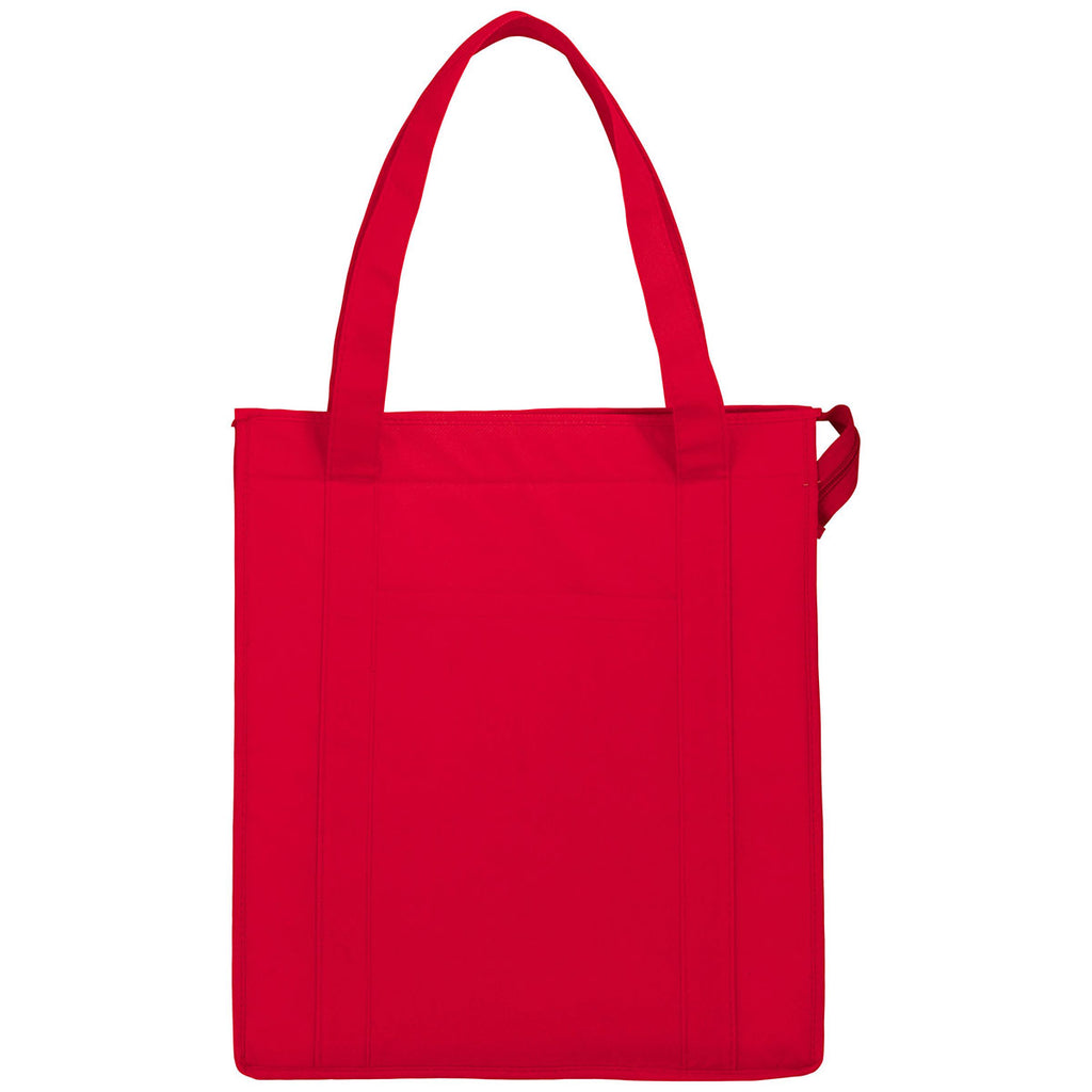 Bullet Red Hercules Insulated Grocery Tote