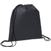 Bullet Charcoal Evergreen Non-Woven Drawstring Bag