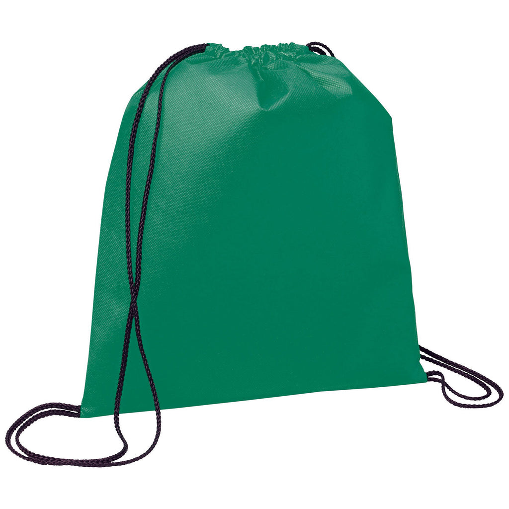 Bullet Green Evergreen Non-Woven Drawstring Bag