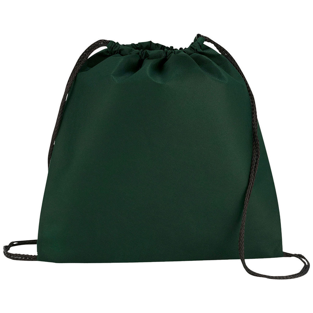 Bullet Hunter Green Evergreen Non-Woven Drawstring Bag