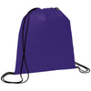 Bullet Purple Evergreen Non-Woven Drawstring Bag