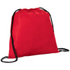 Bullet Red Evergreen Non-Woven Drawstring Bag