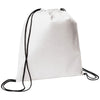 Bullet White Evergreen Non-Woven Drawstring Bag