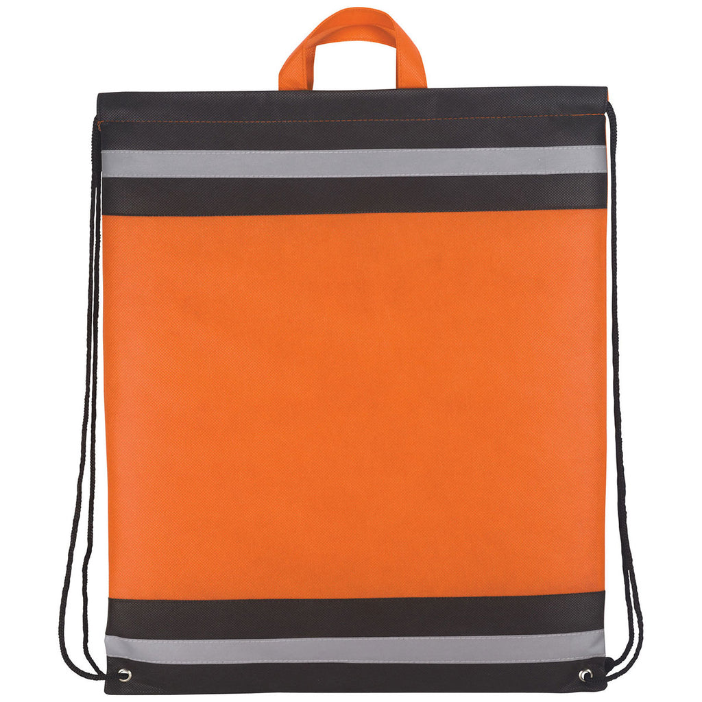 Bullet Orange Eagle Non-Woven Drawstring Bag
