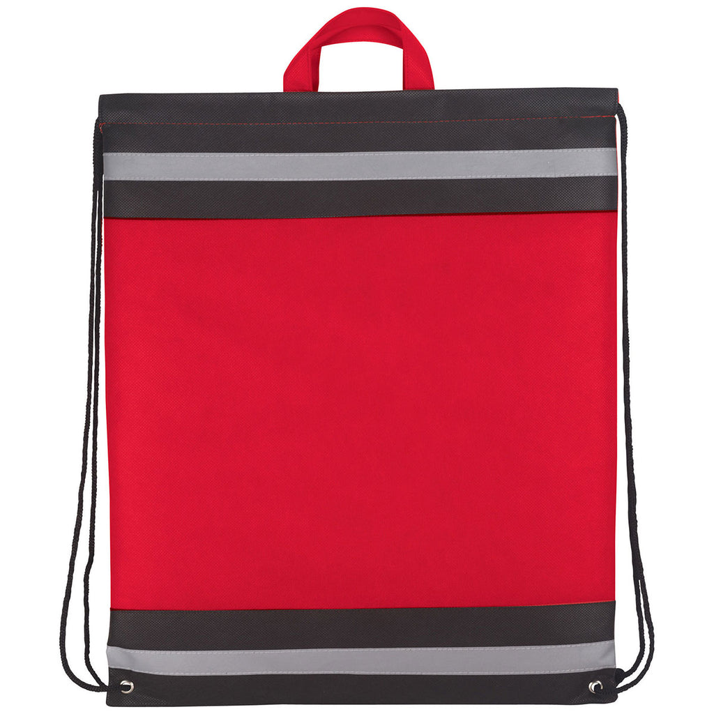 Bullet Red Eagle Non-Woven Drawstring Bag