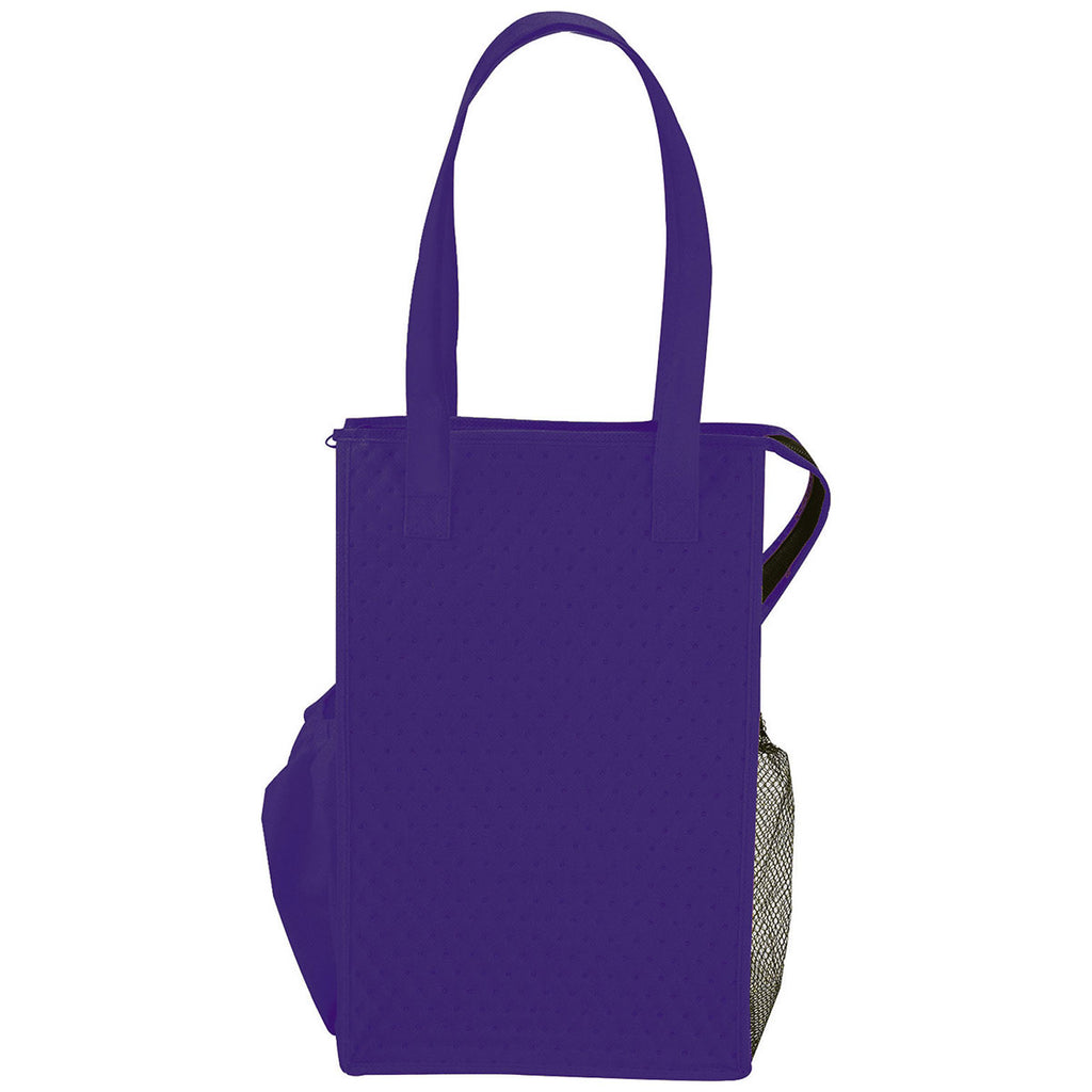 Bullet Purple Big Time 14-Can Non-Woven Lunch Cooler