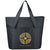 Bullet Black Heavy Duty Zippered Convention Tote