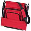 Bullet Red Folding Insulated 12-Can Cooler Chair