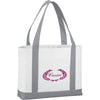 Bullet White with Grey Large Boat Tote