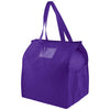 Bullet Purple Deluxe Non-Woven Insulated Grocery Tote