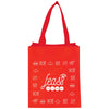 Bullet Red Basic Grocery Tote
