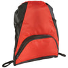 Bullet Red Deluxe Mesh Accent Drawstring Bag