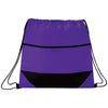 Bullet Purple Angles Non-Woven Drawstring Bag