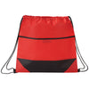 Bullet Red Angles Non-Woven Drawstring Bag