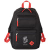 Bullet Black/Red Double Pocket Backpack