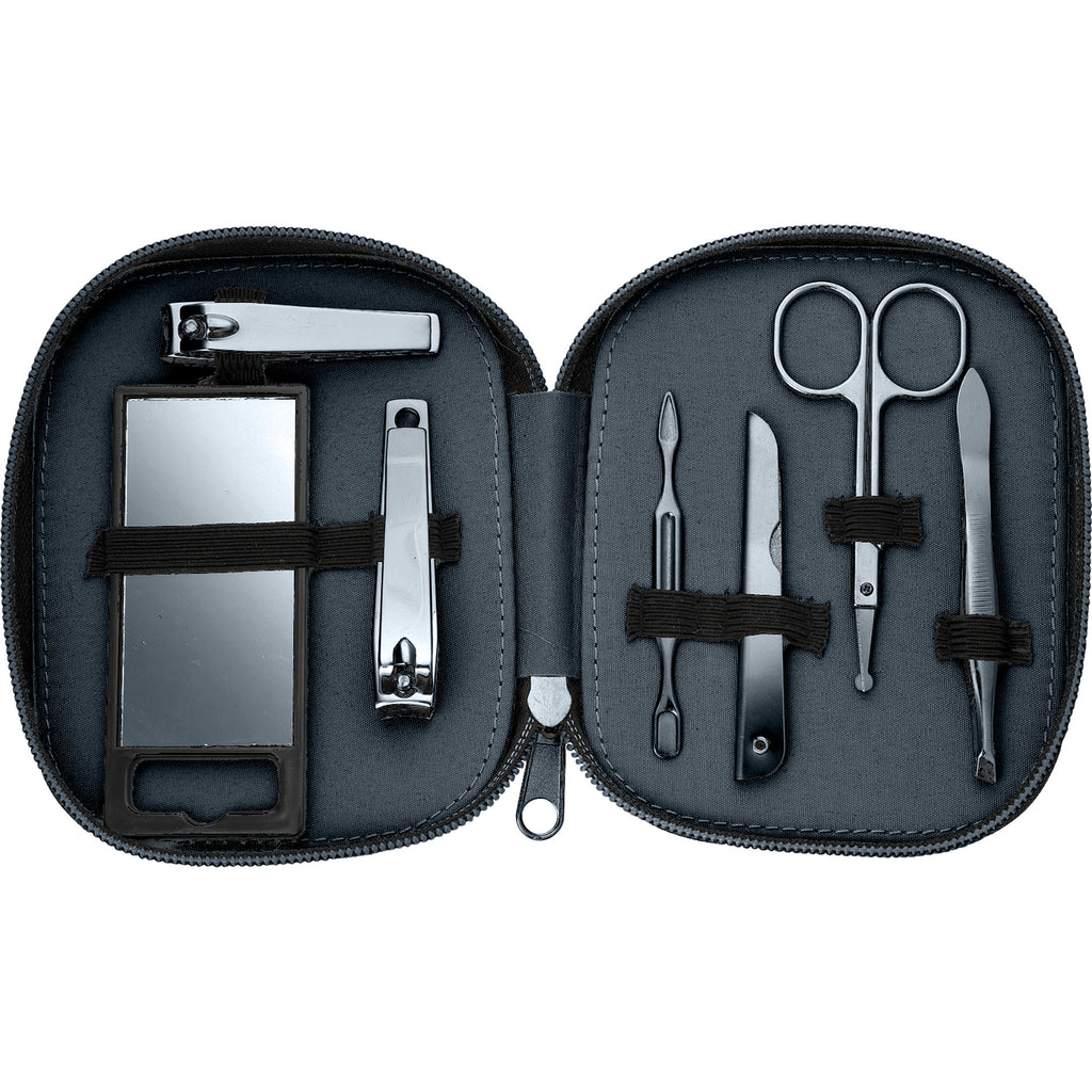 Bullet Graphite Vanity 7-Piece Personal Care Kit