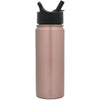 Simple Modern Rose Gold Summit Water Bottle with Straw Lid - 18oz
