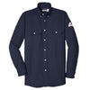 Bulwark Men's Navy CoolTouch 2 FR Dress Uniform Shirt