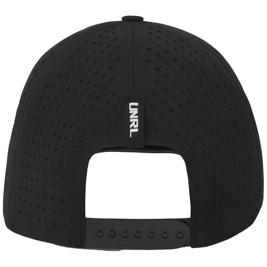 UNRL Black/White MidPro Vented Rope Snapback