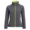 Landway Women's Charcoal/Lime Matrix SP Soft Shell with Contrast Zip