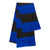 Sportsman Royal/Charcoal Rugby Striped Knit Scarf